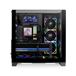 Thermaltake View 390 Air táp nélküli ablakos Mid Tower számítógépház fekete