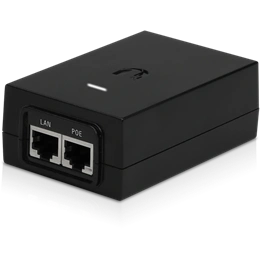 Ubiquiti POE-48-24W PoE adapter (48V, 0,5A, 2x RJ45, fekete)