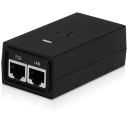 Ubiquiti PoE táp (24V DC, 0,5A, Gigabit LAN port, RJ45 árnyékolt aljzat, IEC-320 C6 csatlakozó, CE, FCC, UL)