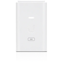 Ubiquiti PoE tápegység (24V DC, 0,3A, 7W, Gigabit RJ45, falra szerelhető, fehér)