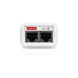 Ubiquiti PoE tápegység (24V DC, 0,3A, 7W, Gigabit RJ45, falra szerelhető, fehér)