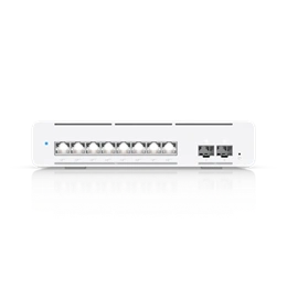 Ubiquiti Pro XG 8 PoE switch (kompakt asztali/fali, 8x 10GbE RJ45 PoE++, 2x 10G SFP+, L3, 155W PoE)