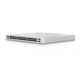 Ubiquiti UniFi Switch Enterprise 48-port PoE (48x 2.5G RJ45, 4x SFP+, 720W PoE, fehér)