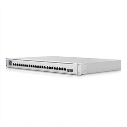 Ubiquiti UniFi Switch Enterprise XG (24x10GbE RJ45 port, 2x25Gb SFP28 port, L3, rozsdamentes acél)