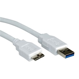 VALUE USB 3.0 adat- és töltőkábel (A dugó / Micro-B dugó, 15 cm)
