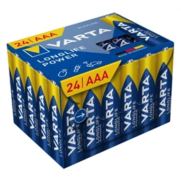 VARTA Longlife Power tartós elem (AAA, LR03, 1.5V, alkáli) 24db/csomag