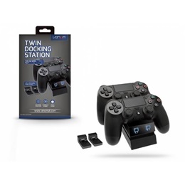 Venom PS4 dupla töltőállomás VS2732 (fekete, micro USB, 2 db, USB-kábel tartozék)