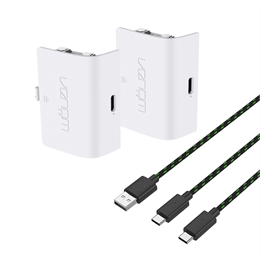 Venom Xbox Series S/X akkucsomag (2x850 mAh, 3 m töltőkábel, fehér)