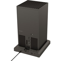 Venom Xbox Series X RGB LED állvány (fekete, USB tápellátás, 8 szín, 1x USB2.0, 1x USB-C, 20 cm kábel, VS2886)