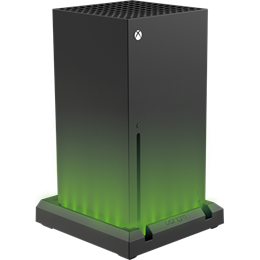 Venom Xbox Series X RGB LED állvány (fekete, USB tápellátás, 8 szín, 1x USB2.0, 1x USB-C, 20 cm kábel, VS2886)
