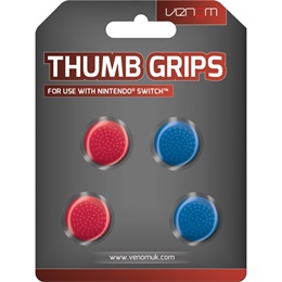Venom thumb grips (4 db, piros, kék, Nintendo Switch, VS4918)