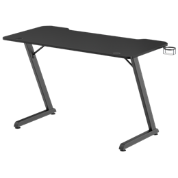 WhiteShark WS Helix Gamer asztal (120x60x1,6 cm, magasság 75 cm, teherbírás 75 kg, fekete)