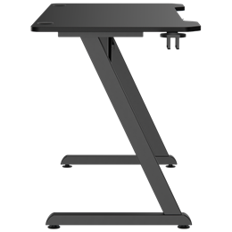 WhiteShark WS Helix Gamer asztal (120x60x1,6 cm, magasság 75 cm, teherbírás 75 kg, fekete)