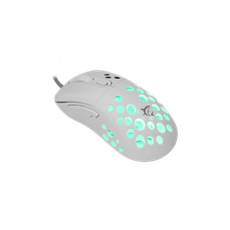 White Shark AZRAEL-W vezetékes gamer egér (optikai, 7200 DPI, 6 gomb, RGB, USB, 1,5 m, fehér)