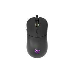 White Shark BAGDEMAGUS-B gamer egér (fekete, optikai, 6 gomb, 7200 DPI, RGB, 64 g)
