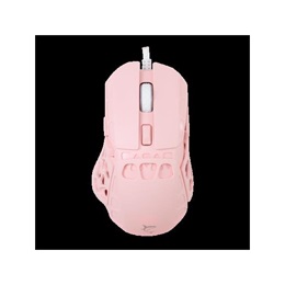 White Shark ECTOR-P GM-5016P gamer egér (rózsaszín, vezetékes, optikai, 7 gomb, 7200 DPI, Pixart PMW3327, RGB)