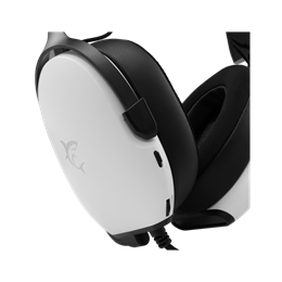 White Shark FOX-W gamer fejhallgató (vezetékes, mikrofon, 40 mm, 32 Ohm, 3,5 mm Jack, 1,8 m kábel, fehér)