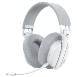 White Shark Firecrest-W WGH-2444W vezeték nélküli gamer fejhallgató (fehér, mikrofon, Bluetooth, 3,5 mm jack, 40 mm, 20