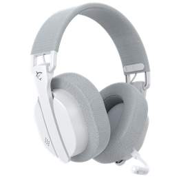 White Shark Firecrest-W WGH-2444W vezeték nélküli gamer fejhallgató (fehér, mikrofon, Bluetooth, 3,5 mm jack, 40 mm, 20