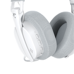 White Shark Firecrest-W WGH-2444W vezeték nélküli gamer fejhallgató (fehér, mikrofon, Bluetooth, 3,5 mm jack, 40 mm, 20