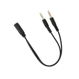 White Shark Firefly-B gamer fejhallgató (50 mm, mikrofon, RGB, 2 x 3,5 mm + USB, vezetékes, fekete)