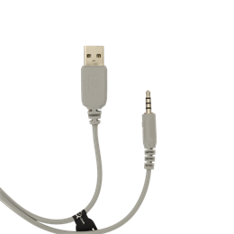 White Shark Firefly GH-2342-W gamer fejhallgató (2 x 3,5 mm + USB, mikrofon, RGB, vezetékes, fehér)