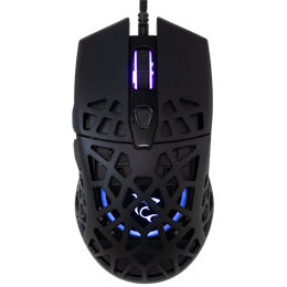 White Shark GM-5018B Caradoc-B gamer egér (vezetékes, optikai, 7 gomb, 7200 DPI, RGB, fekete)