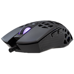 White Shark GM-5018B Caradoc-B gamer egér (vezetékes, optikai, 7 gomb, 7200 DPI, RGB, fekete)