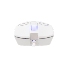 White Shark GM-5018W Caradoc-W gamer egér (vezetékes, optikai, 7 gomb, 7200 DPI, RGB, USB, fehér)