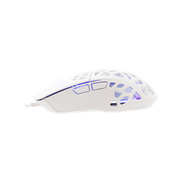 White Shark GM-5018W Caradoc-W gamer egér (vezetékes, optikai, 7 gomb, 7200 DPI, RGB, USB, fehér)
