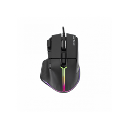 White Shark GM-9006B Marrok gamer egér (optikai, USB 2.0, 12000 DPI, 9 gomb, fekete)