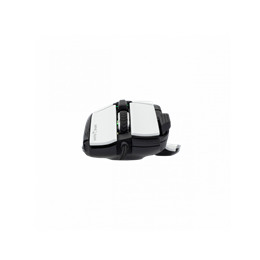 White Shark GM-9006W Marrok-W gamer egér (fehér, optikai, 12000 DPI, USB 2.0, 9 gombos, RGB, 1000 Hz, fonott kábel)