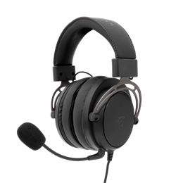 White Shark Gorilla GH-2341 gamer fejhallgató (3,5 mm jack, levehető mikrofon, 53 mm driver, vezetékes, fekete-ezüst)