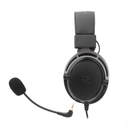 White Shark Gorilla GH-2341 gamer fejhallgató (3,5 mm jack, levehető mikrofon, 53 mm driver, vezetékes, fekete-ezüst)