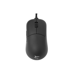 White Shark Graphene-B GM-5014B gamer egér (6 gomb, optikai, 6200 DPI, RGB, USB, fekete)
