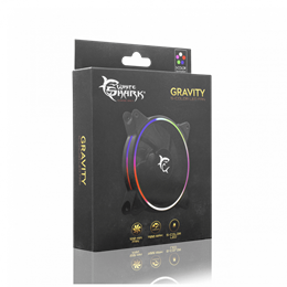 White Shark Gravity ventilátor (120 mm, 1100 RPM, 25 dBA, hidraulikus csapágy, 12 V)
