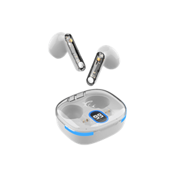 White Shark Hyperbeat-W GEB-TWS37W bluetooth in-ear fülhallgató sztereo (v5.3, mikrofon, USB-C, 13mm, fehér)