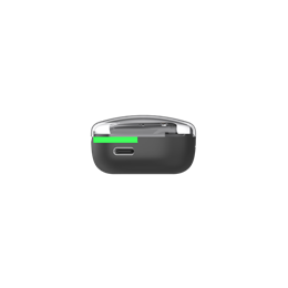 White Shark Hyperbeat TWS37B bluetooth fülhallgató sztereo (v5.3, mikrofon, USB-C töltés, 13 mm, fekete)