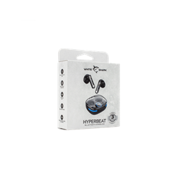 White Shark Hyperbeat TWS37B bluetooth fülhallgató sztereo (v5.3, mikrofon, USB-C töltés, 13 mm, fekete)