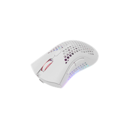 White Shark LIONEL-W WGM-5012W vezeték nélküli gamer egér (optikai, 10000 DPI, 6 gomb, RGB, fehér)