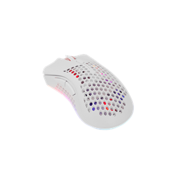 White Shark LIONEL-W WGM-5012W vezeték nélküli gamer egér (optikai, 10000 DPI, 6 gomb, RGB, fehér)