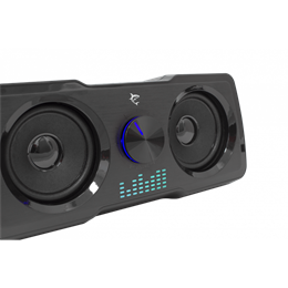 White Shark Mood hangszóró (2.2, 16W, LED, USB 2.0, 3.5 mm, fekete)