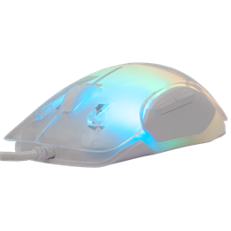 White Shark Mordred-W gamer egér (vezetékes, optikai, 7 gomb, 12000 DPI, USB 2.0, RGB, fehér)