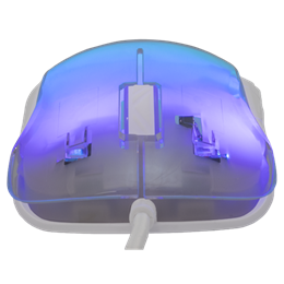 White Shark Mordred-W gamer egér (vezetékes, optikai, 7 gomb, 12000 DPI, USB 2.0, RGB, fehér)