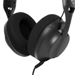 White Shark Parrot-B GH-2440B gamer fejhallgató (vezetékes, mikrofon, sztereó, 40 mm hangszóró, 3,5 mm Jack, fekete)