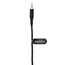 White Shark Parrot-B GH-2440B gamer fejhallgató (vezetékes, mikrofon, sztereó, 40 mm hangszóró, 3,5 mm Jack, fekete)