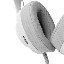 White Shark Parrot GH-2440W/G mikrofonos gamer fejhallgató (vezetékes, sztereó, 3,5 mm jack, 1,8 m kábel, 40 mm hangszór