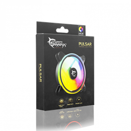 White Shark Pulsar ventilátor (120 mm, 1100 RPM, 25 dBA, ARGB, hidraulikus csapágy)