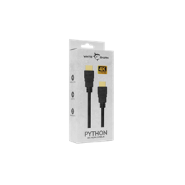 White Shark Python-2 4K HDMI-HDMI kábel (HDMI dugó / HDMI dugó, 2 m, fekete)