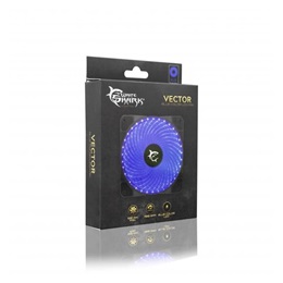 White Shark Vector ventilátor (120 mm, hidraulikus csapágy, 1100 rpm, 36,4 CFM, 26,5 dBA)